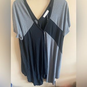 Fun black and gray tunic